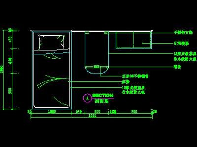 儿童床CAD实例详图素材第二辑6--CAD空间素材