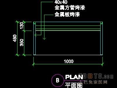眼镜店、音像店、体育用品店实套装修施工图纸、详图1...