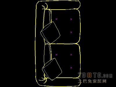 家具图块-沙发平面图块64个