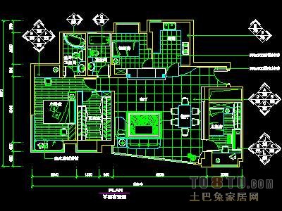 二居室实套、欧式情怀场景详图4套