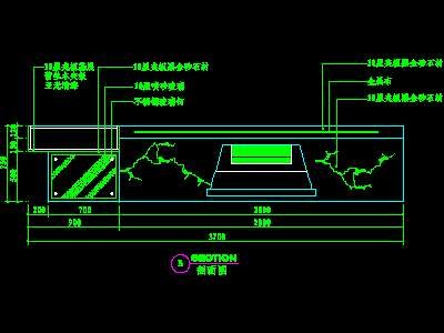 视听柜CAD祥图素材17--CAD空间素材