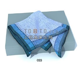 毛巾3d模型下载