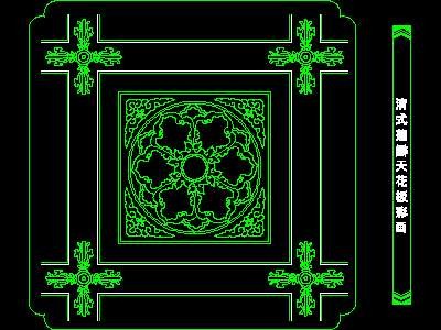 cad中式彩画图块素材72--CAD图块素材