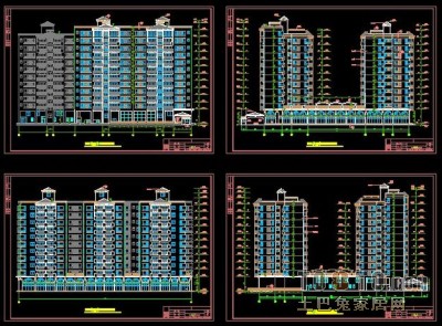 小区全套建筑施工图(内含100张)