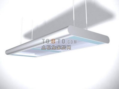 日光灯具3d模型下载