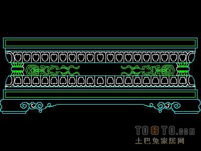中式柱子图块34个