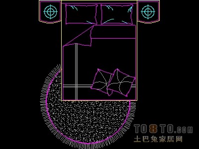 家具图块-床图块37个