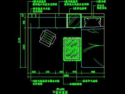 玩具柜CAD实例详图素材12--CAD空间素材