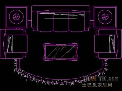 家具图块-沙发平面图块64个