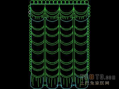 窗图块003-窗帘54个