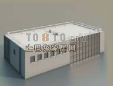 大型仓库素材653d模型下载