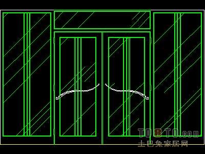 门图块004-铁艺门38个