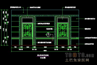 办公类实套、电梯间详图14套