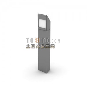 草坪灯3d模型下载