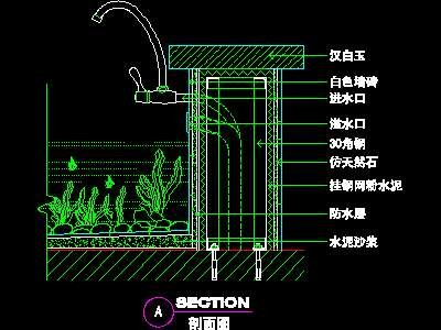 复式实例、实用本色场景cad详图素材2008090...