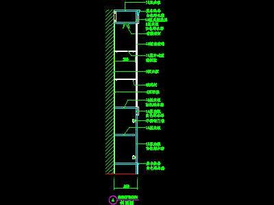 餐厅酒水柜cad详图20--CAD空间素材