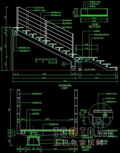 楼梯与栏杆详细施工图下载15个