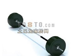 杠铃5-体育用品素材3d模型下载