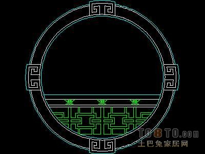 窗图块001-中式窗50个