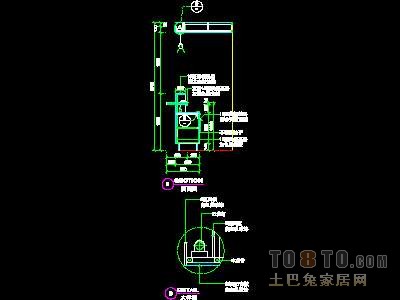 办公类实套、茶水台详图5套