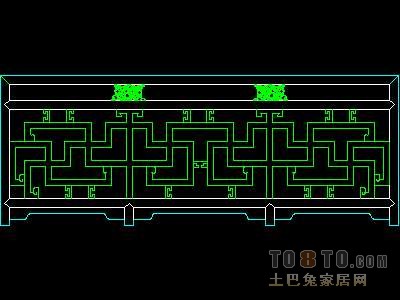 中式栏杆图块26个