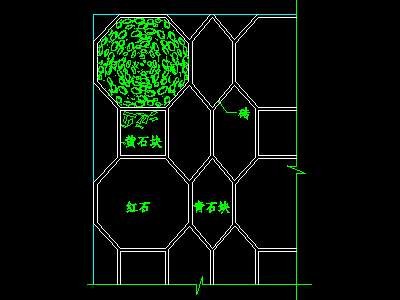中式铺地、花街铺地、石材拼花CAD图块3--CAD...