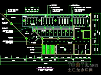 营业厅实套装修施工图纸、详图9套