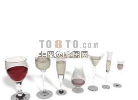 酒杯图片3d模型下载