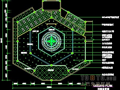 营业厅实套装修施工图纸、详图9套