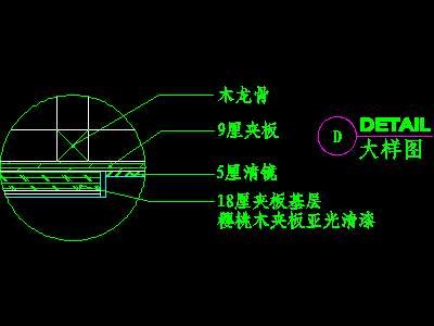 视听柜CAD祥图素材13--CAD空间素材