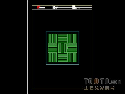 饰物陈设图纸素材009-CD架4套