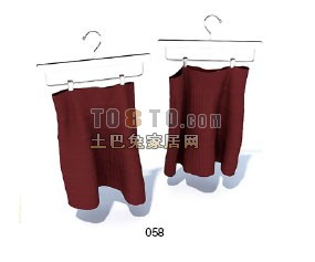 衣服衣架3d模型下载