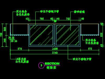 视听柜CAD祥图素材68--CAD空间素材