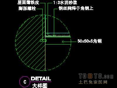 汽车展厅图块、详图装修施工图纸、详图2套