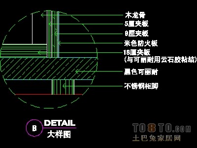 填单台、柱子、营业厅门面实套装修施工图纸、详图15...