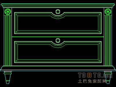 衣柜图块、床头柜图块18个