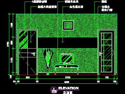 复式实例、实用本色场景cad详图素材2008090...