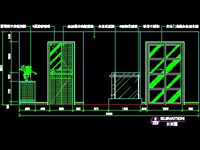 3例复式实例、现代简约场景cad详图素材20080...