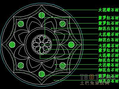 地面图块001-花街铺地、石材拼花、中式铺地72个