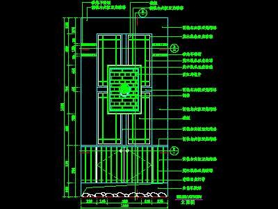 cad玄关祥图素材12--CAD空间素材