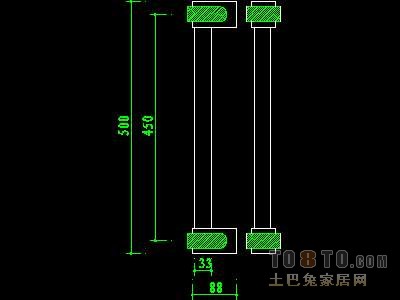 门图块006-门拉手、门锁、门饰117个