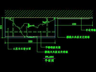 鞋柜、衣帽柜cad详图素材23--CAD空间素材