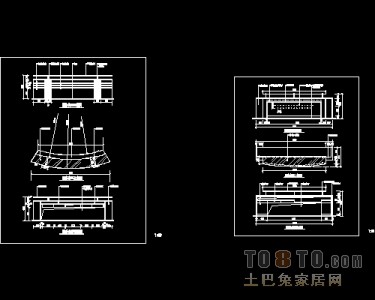 服务台，吧台施工图节点下载19个