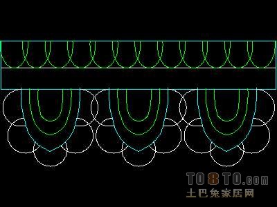 窗图块003-窗帘54个