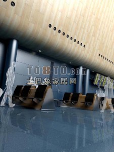 高品质完整室内空间max场景3d模型下载