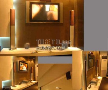 家庭影院3d模型下载