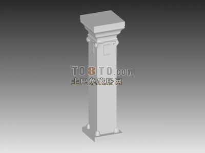 欧式构件3d模型下载