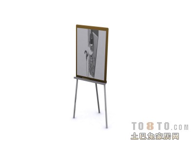 绘画用品3d模型下载