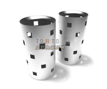 垃圾桶3d模型下载