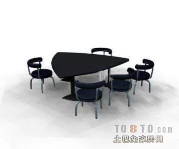 会议桌3d模型下载